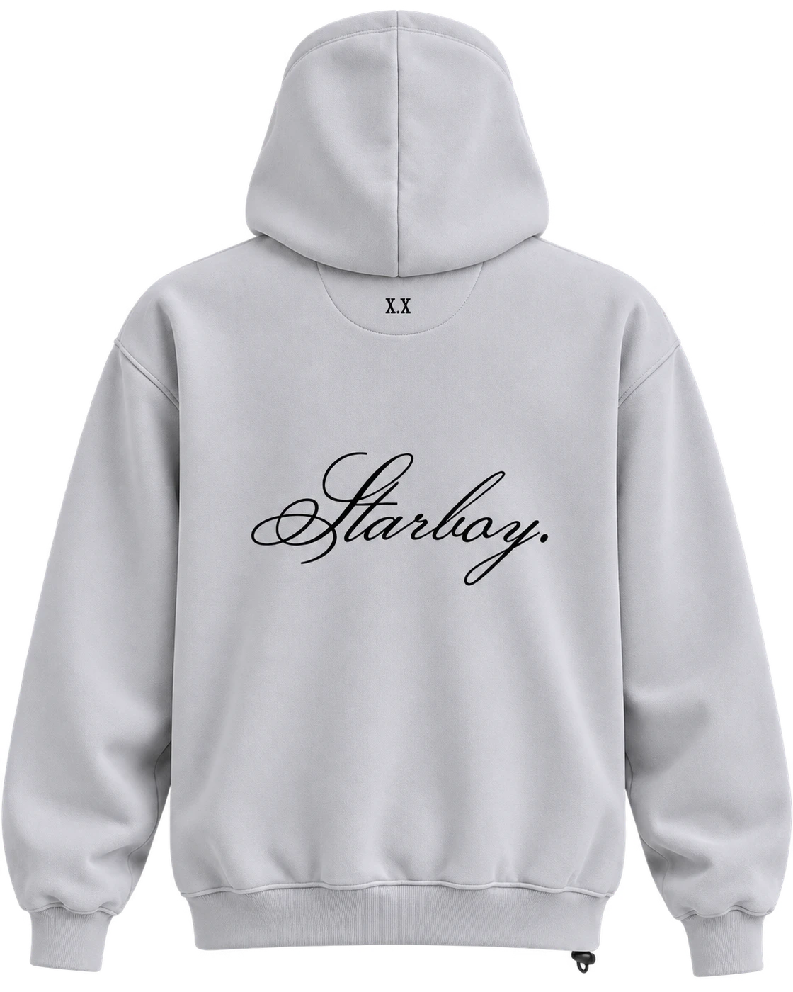 Szara bluza Starboy, tył